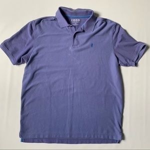 IZOD The Advantage performance pique polo lilac